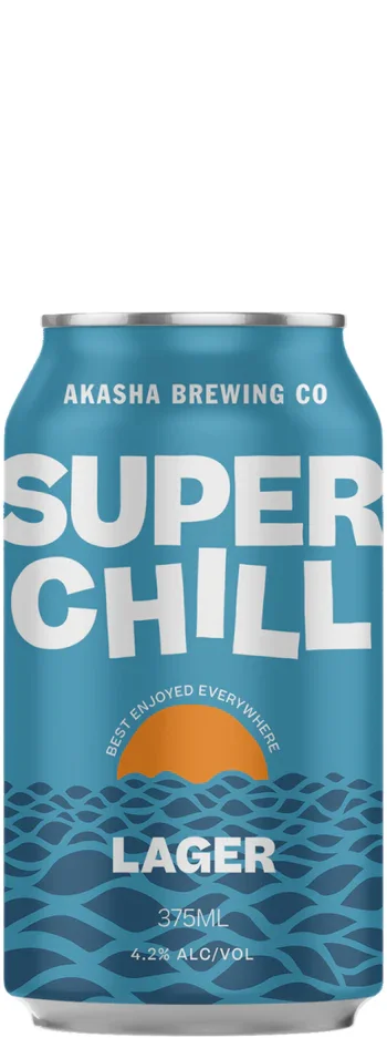 Image of Akasha Brewing Super Chill Lager 375ml