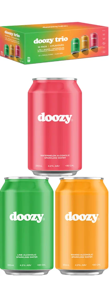 Image of Doozy Trio Mixed Seltzer 330ml