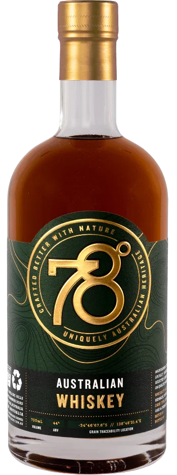 Image of Adelaide Hills Distillery 78 Degrees Australian Whiskey 700ml