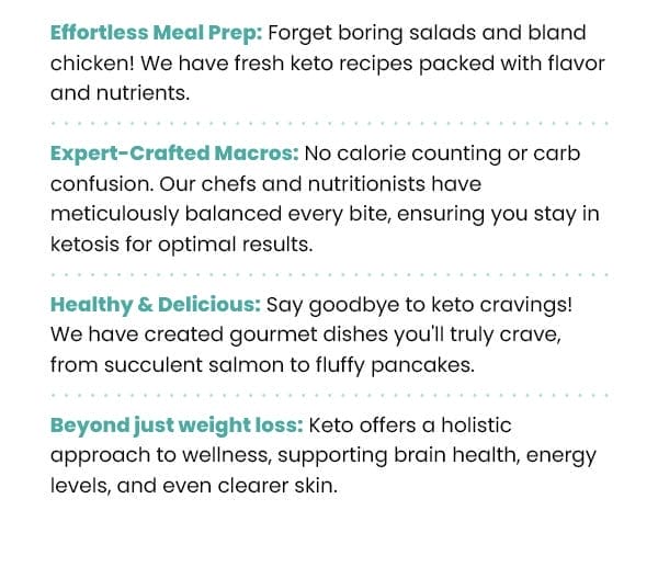 Keto meal plan