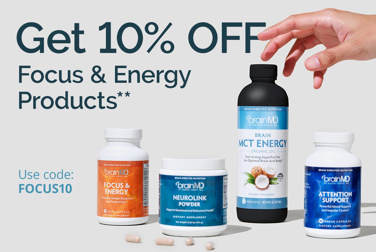 10% OFF Focus & Energy Products