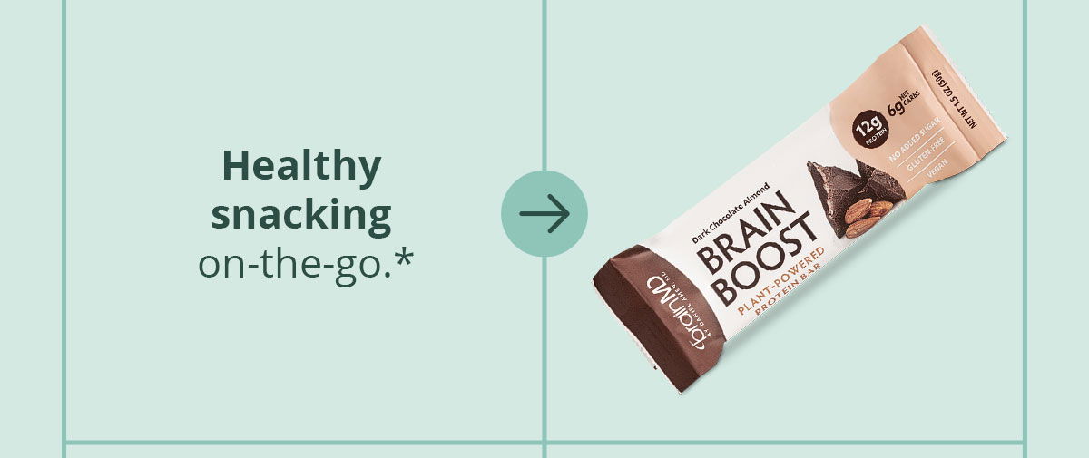 Brain Boost Plant-Powered Protein Bars