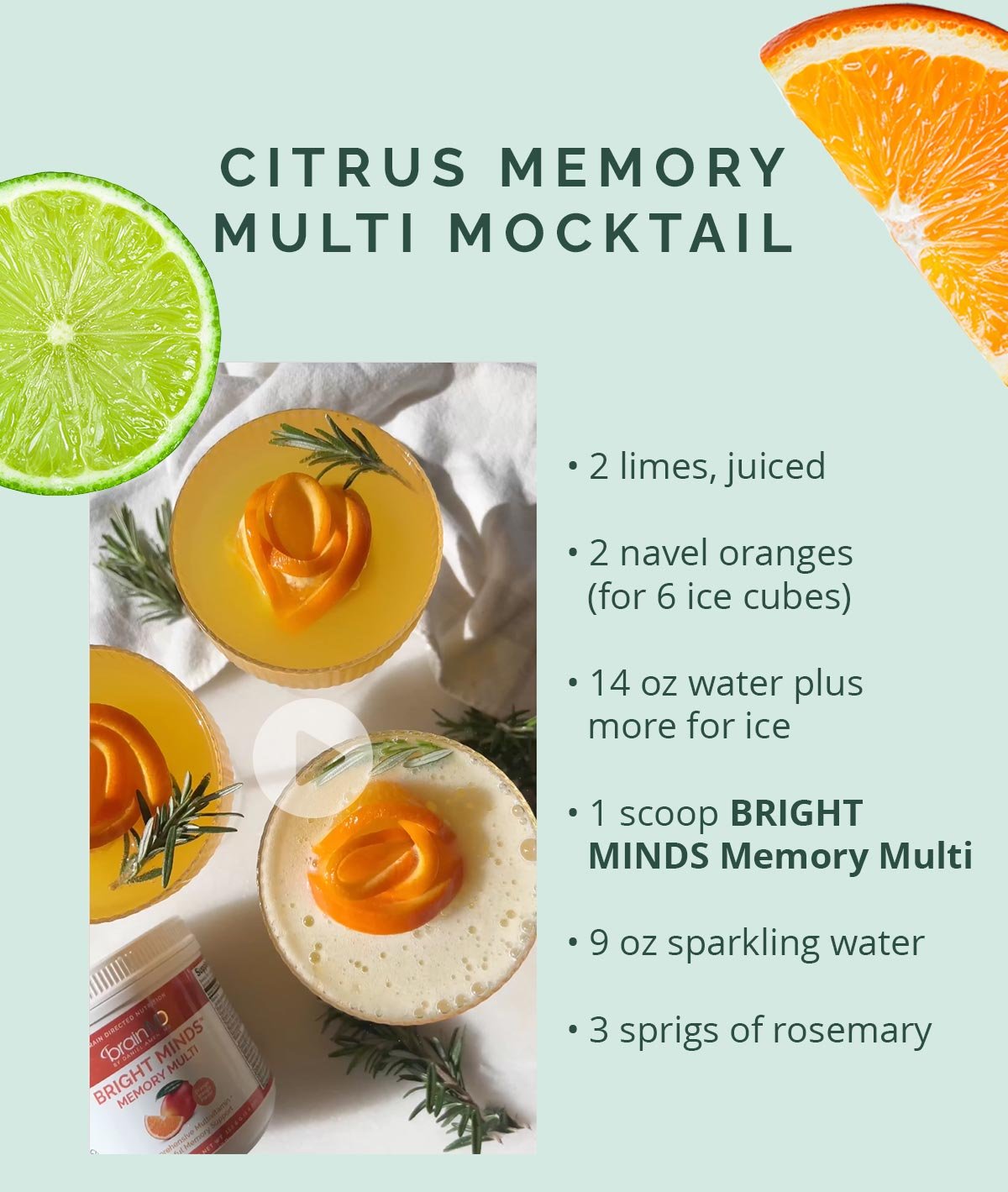 Citrus Memory Multi Mocktail