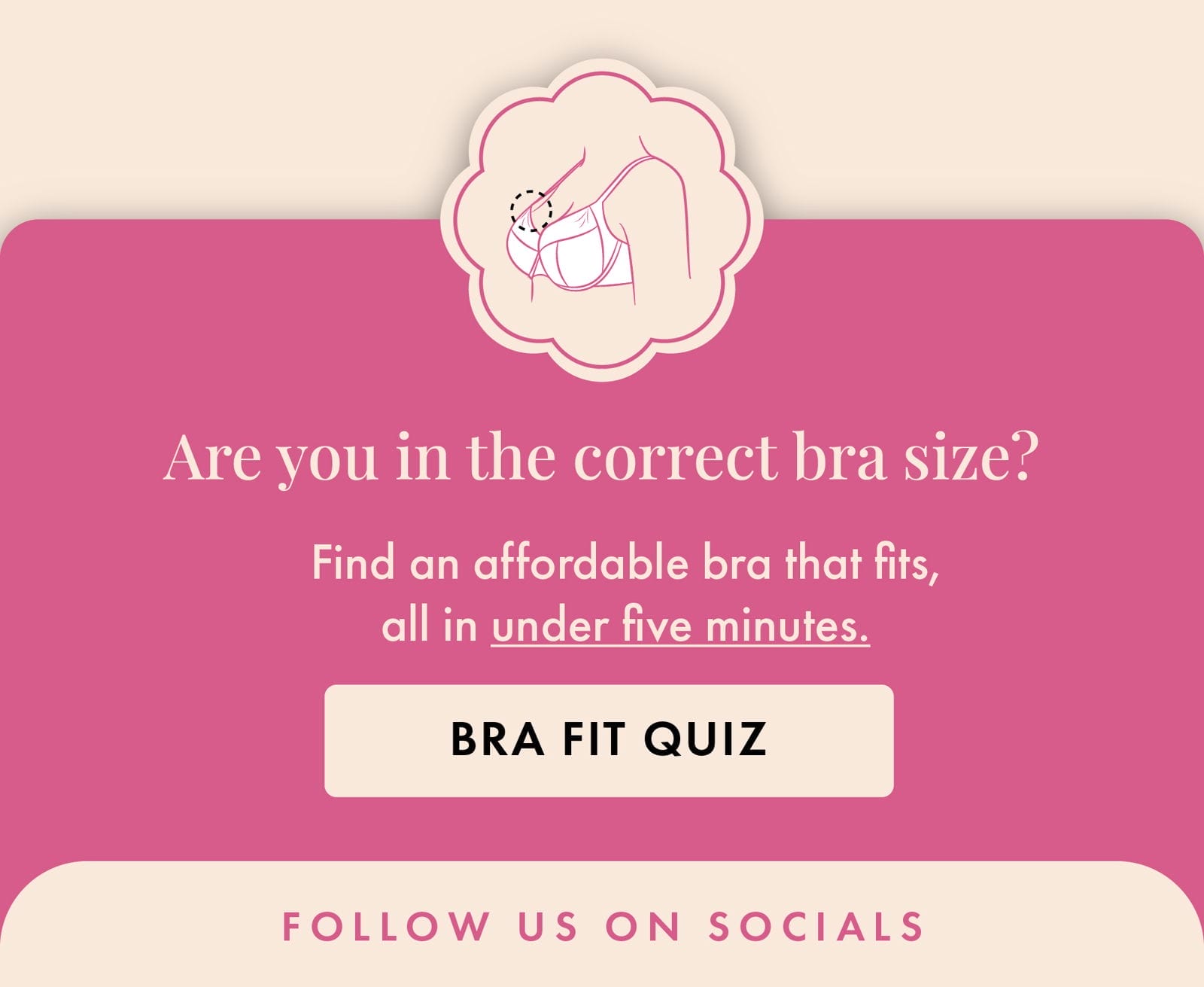 Are you in the correct bra size?