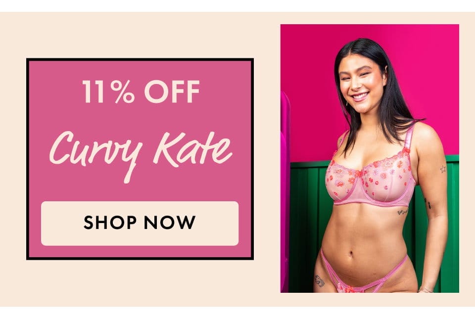 Curvy Kate - Extra 11% Off Everything - up to 70% off D+ lingerie and swimwear