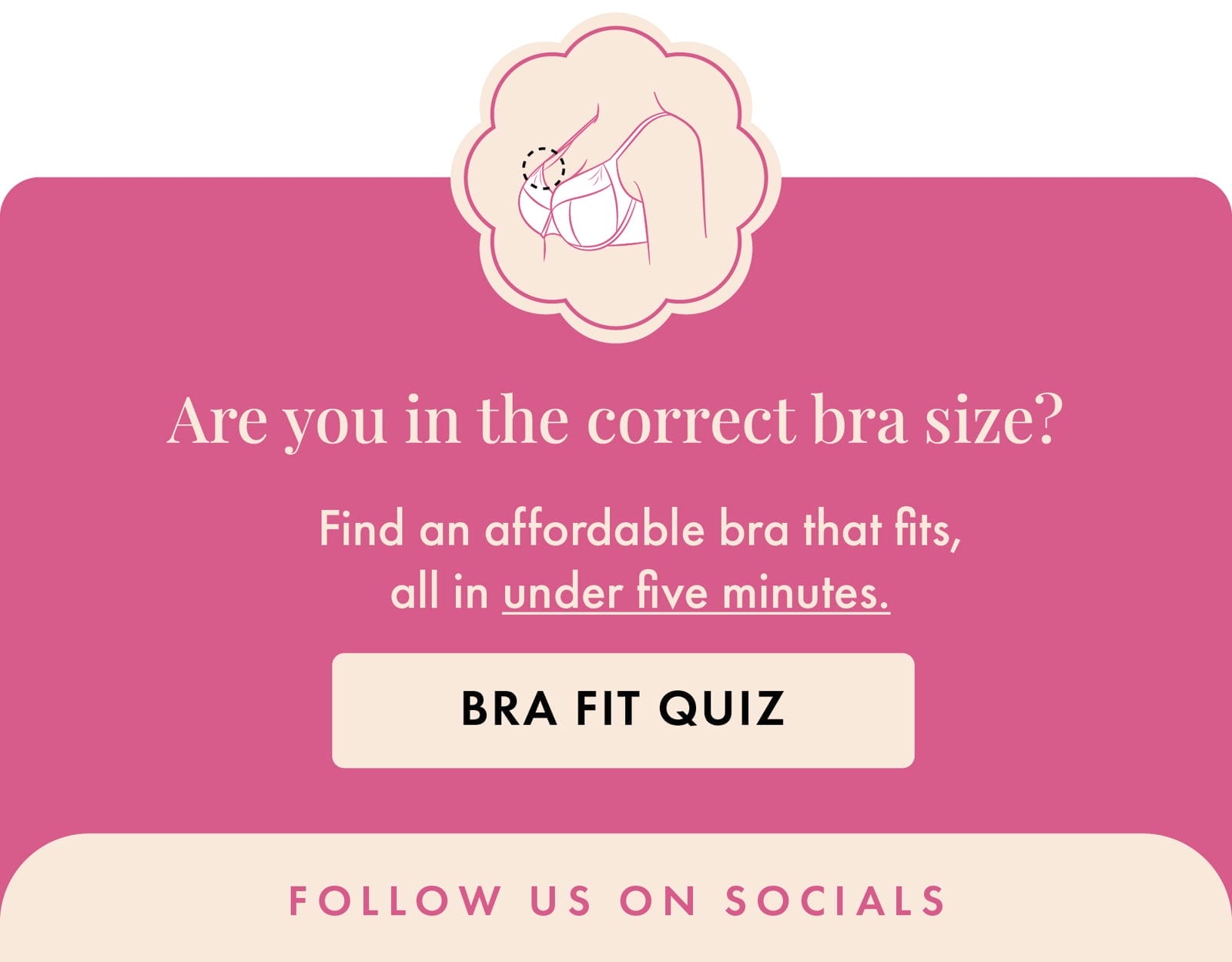 Are you in the correct bra size?