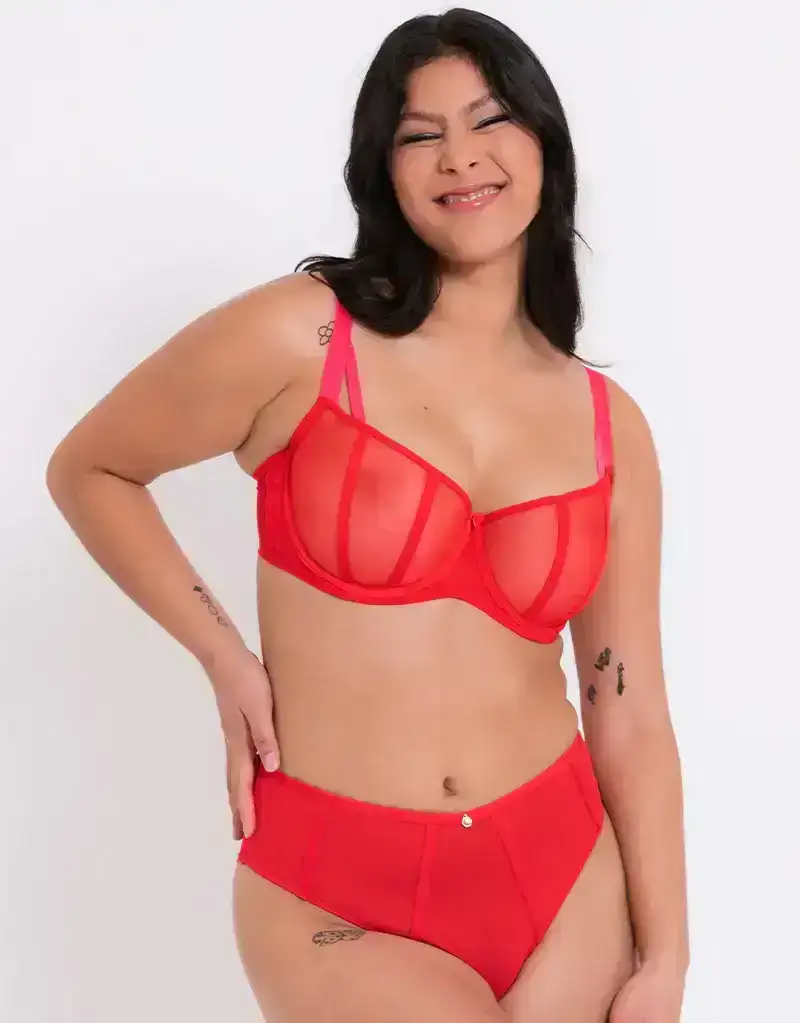 Curvy Kate Elementary Balcony Bra Red/Pink