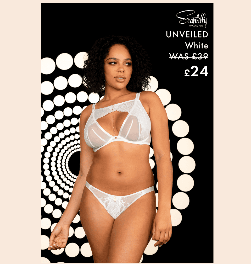 Shop scantilly unveiled white bra- Mega Price Drop - up to 70% off | Must end Sunday