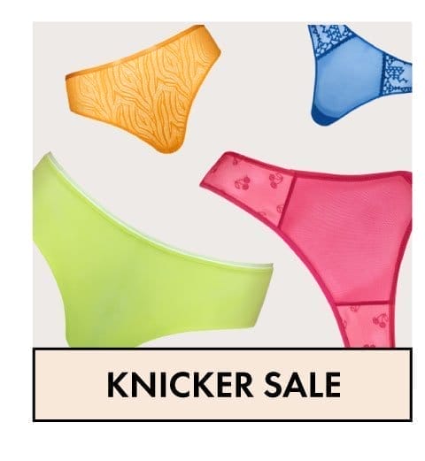 Knicker Sale - Up to 70% off in the mid-season Sale