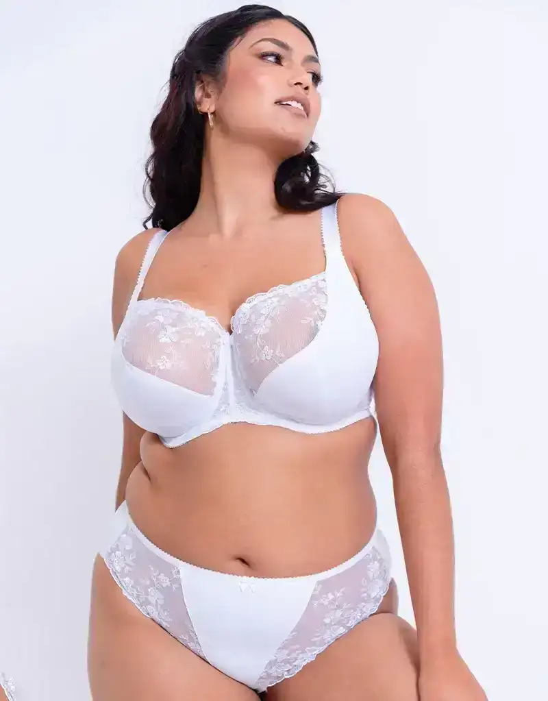 Adore Olivia Balconette Bra White