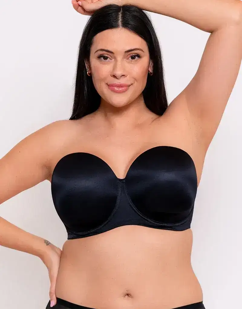 Curvy Kate Smoothie Moulded Strapless Multiway Bra Black