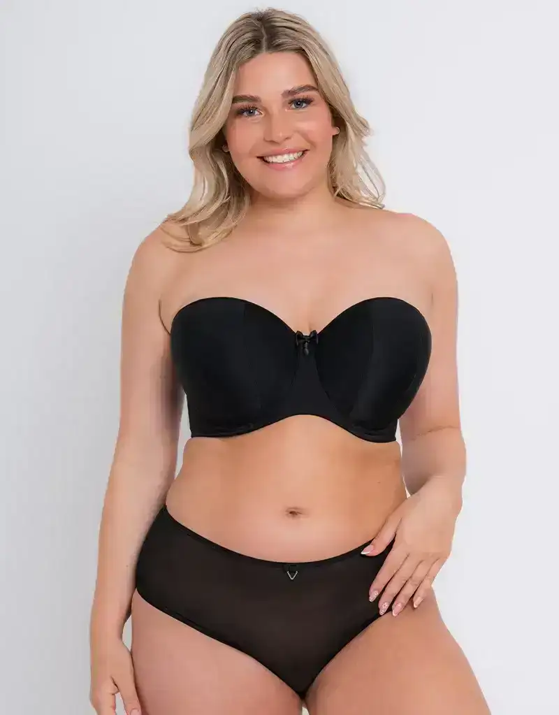 Curvy Kate Luxe Strapless Bra Black