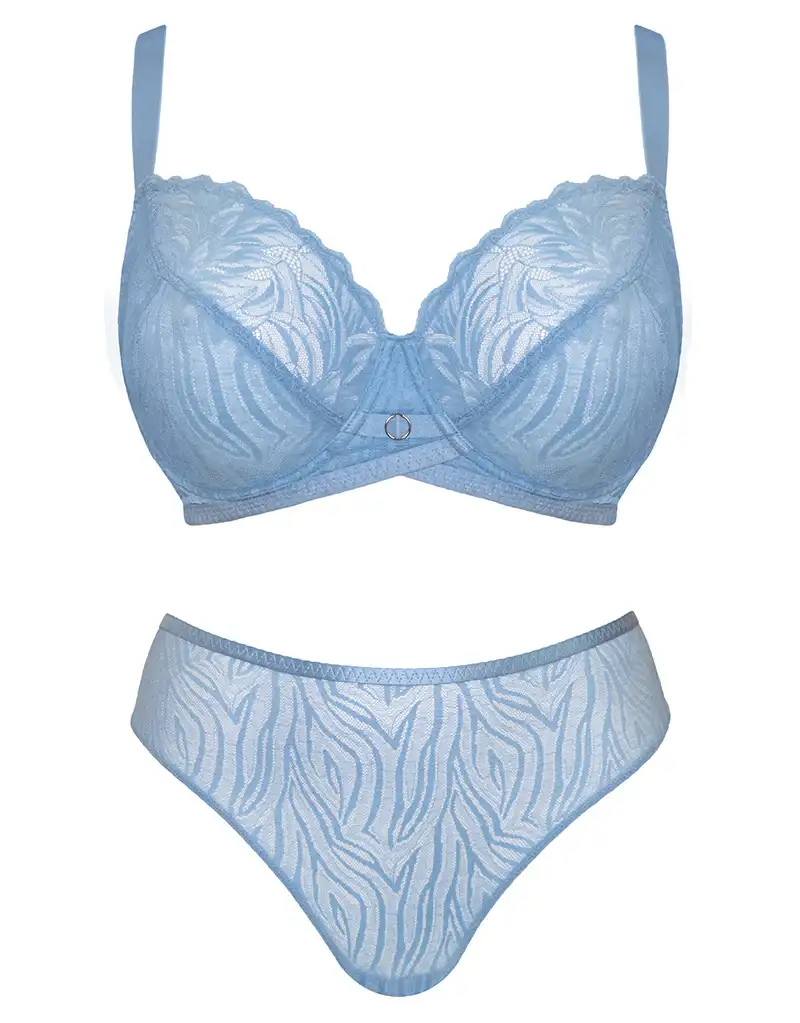 Curvy Kate Lace Daze Balcony Bra Powder Blue