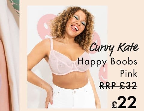 Curvy Kate Happy Boobs Bra Pink