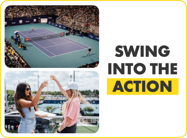 Swing into the action.
