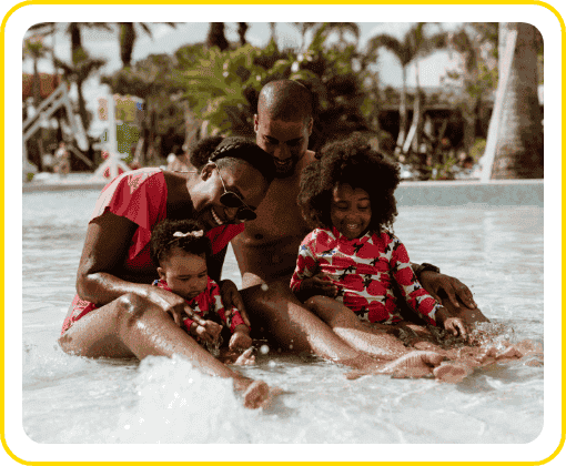 Family at Marriott Bonvoy hotel