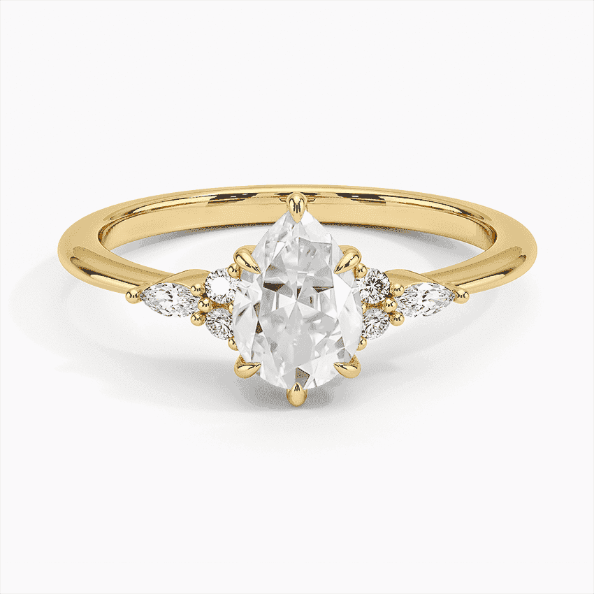 Moissanite Nadia Lab Diamond Ring