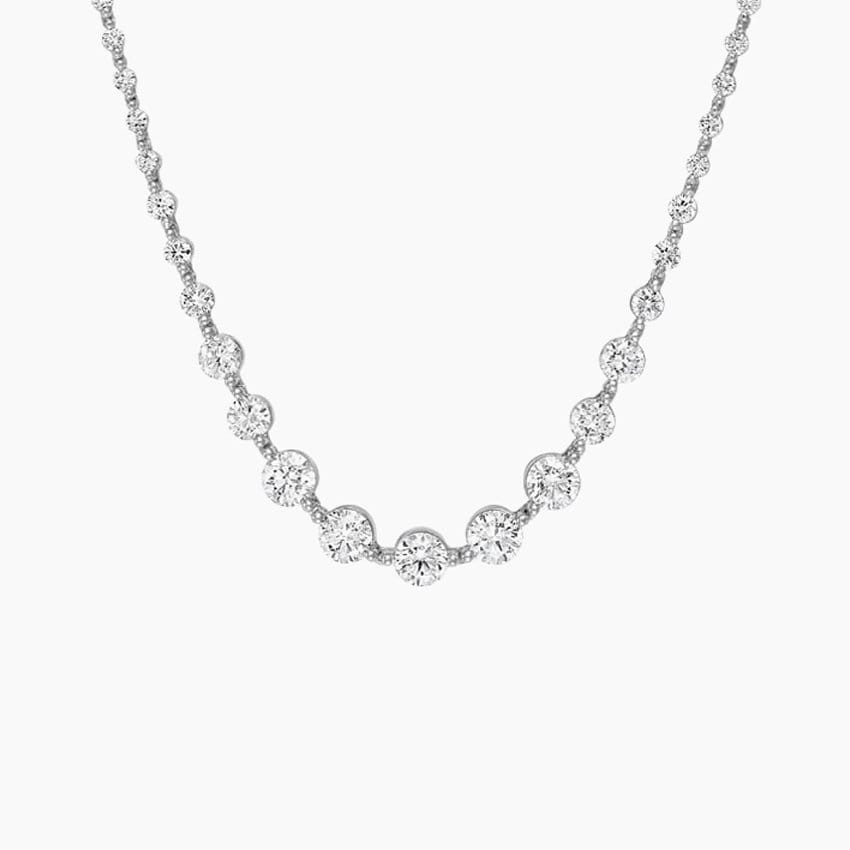 Marseille Lab Diamond Riviere Necklace