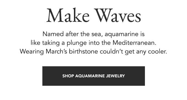 Shop Aquamarine Jewelry