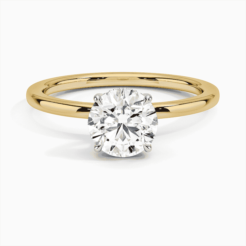 Adorned Mixed Metal Diamond Ring