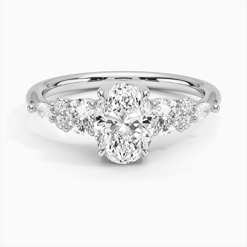 Nadia Three Stone Engagement Ring