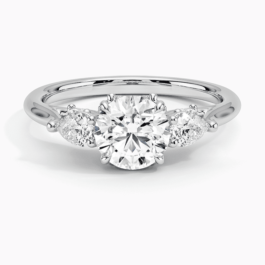 Secret Garden Gallery Three Stone Diamond Ring