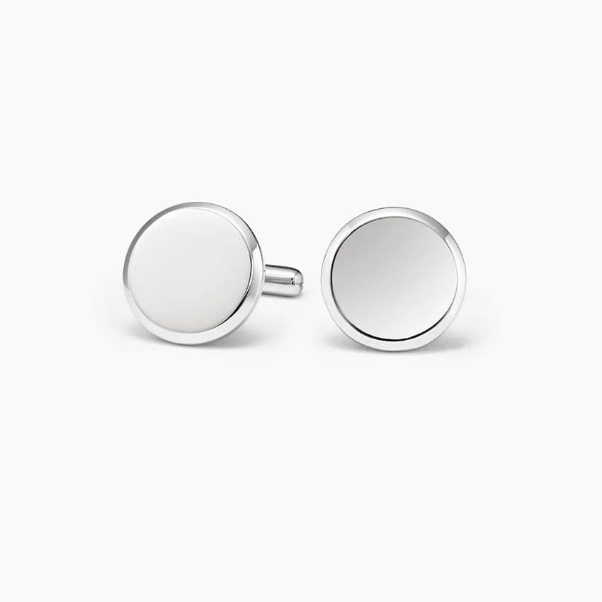 Homme Engravable Round Cufflinks