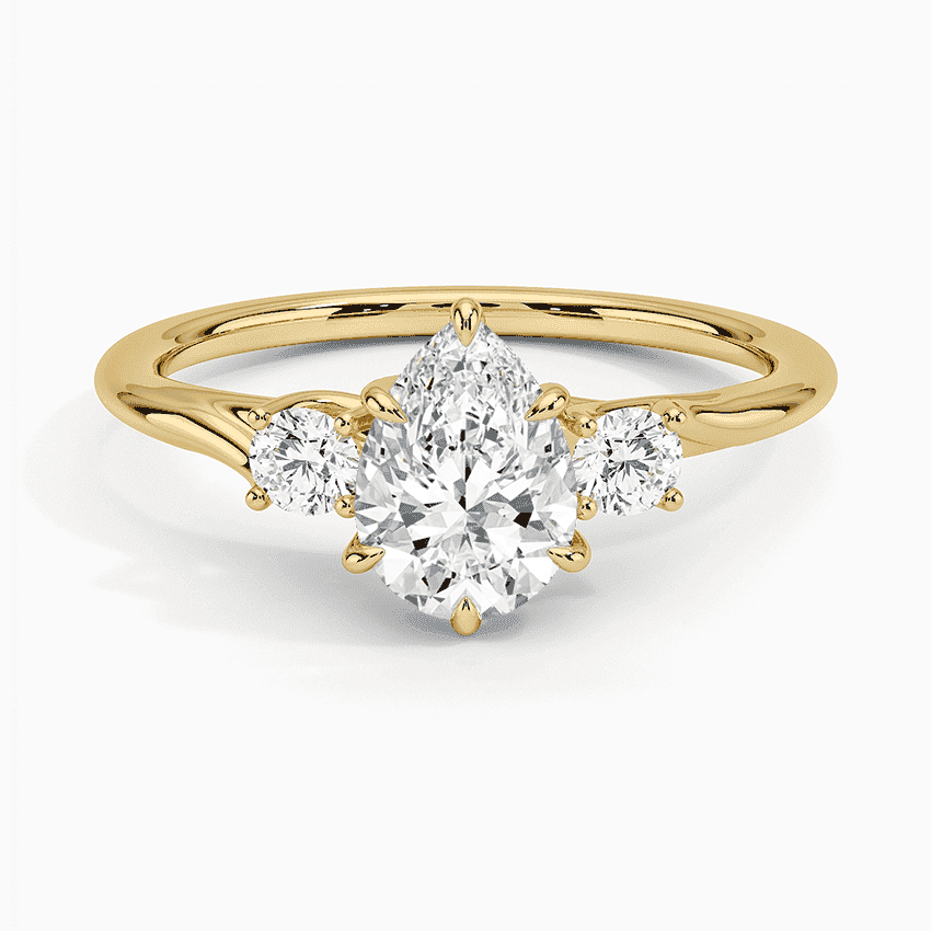 Delilah Three Stone Diamond Ring