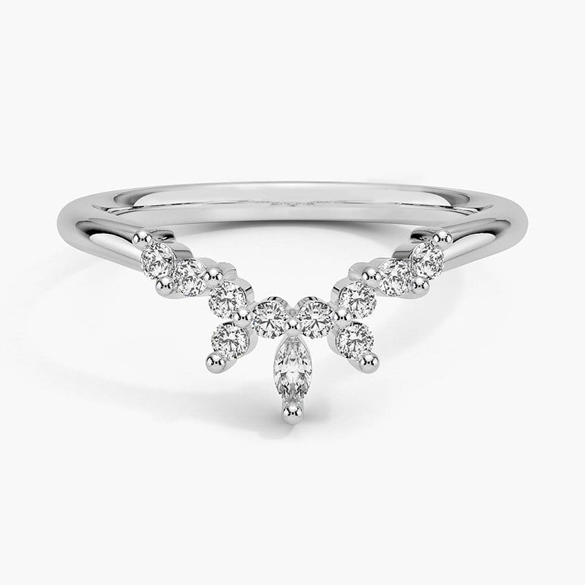 Luxe Nadia Contoured Diamond Ring