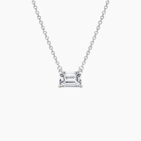 Horizontal Diamond Pendant