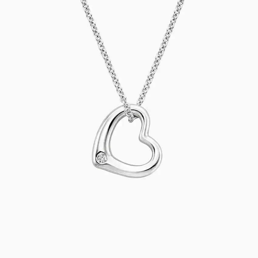 Be My Valentine Heart Diamond Pendant