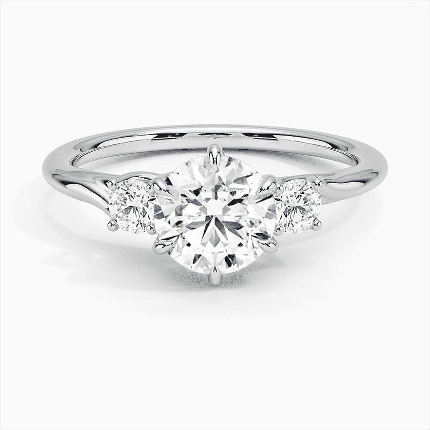 Delilah Three Stone Diamond Ring