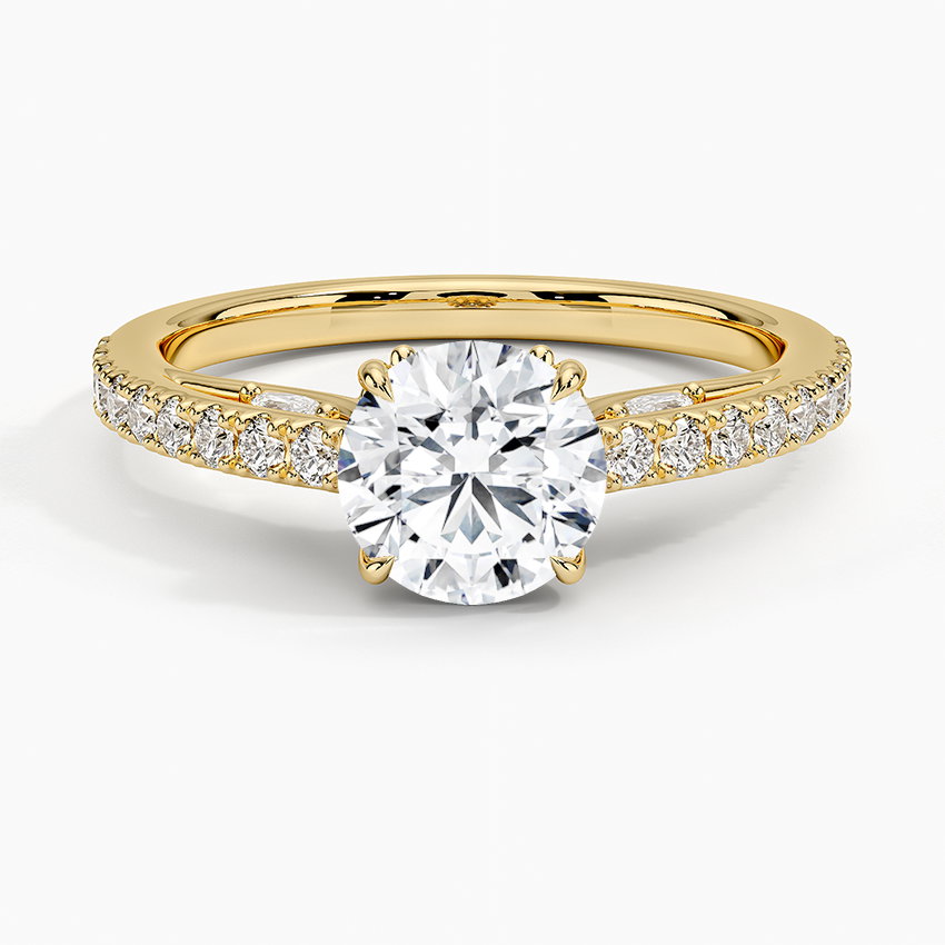 Secret Garden Adorned Gallery Diamond Ring