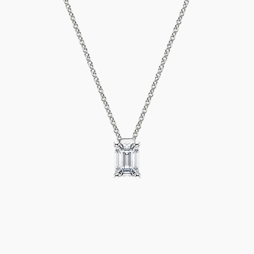 Floating Solitaire Pendant