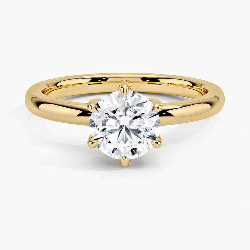 Fairmined 2mm Six-Prong Solitaire Ring