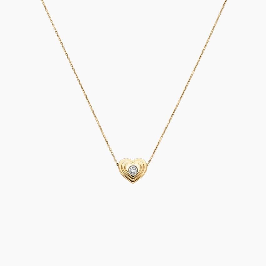 Sweetheart Lab Diamond Pendant Necklace