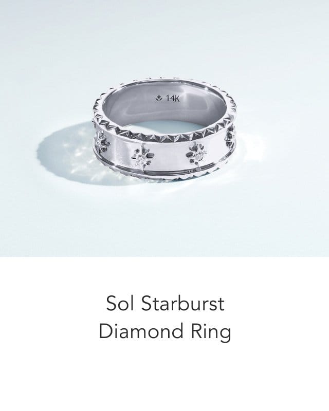 Sol Starburst Diamond Ring