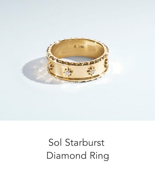 Sol Starburst Diamond Ring