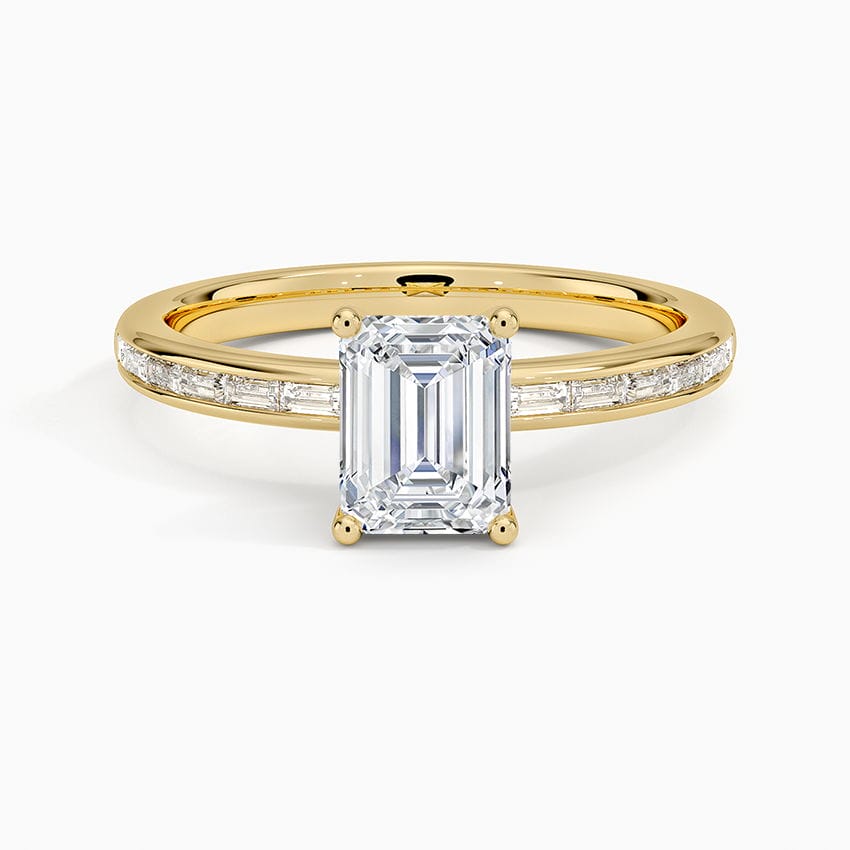 Tabitha Channel Set Baguette Diamond Ring