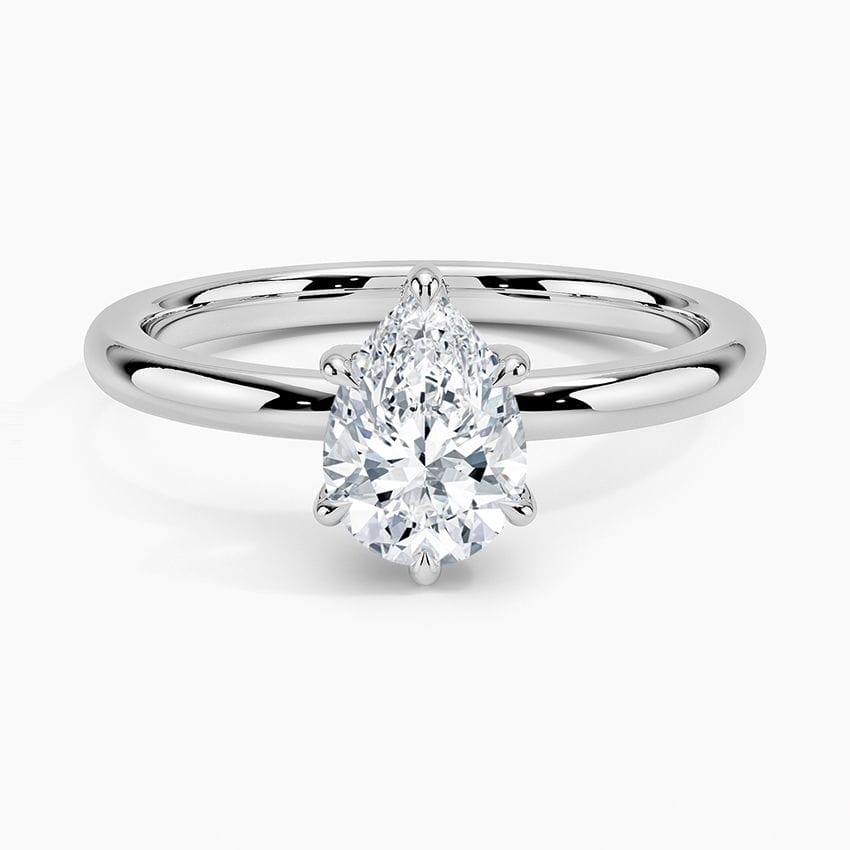 Fairmined 2mm Six-Prong Solitaire Ring