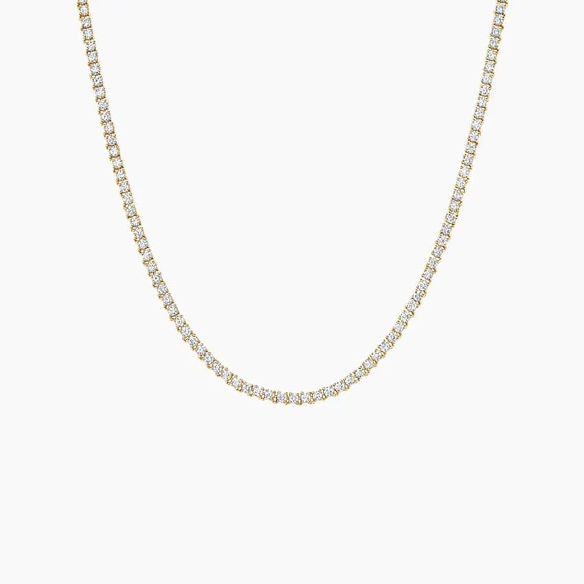 Petite Lab Diamond Tennis Necklace