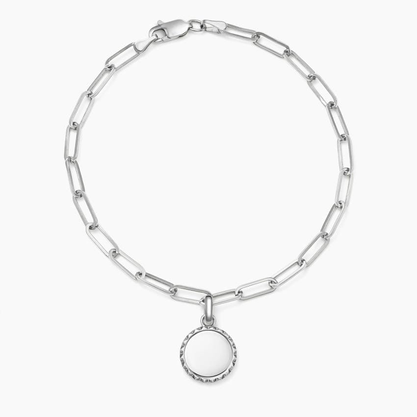 Engravable Charm Bracelet