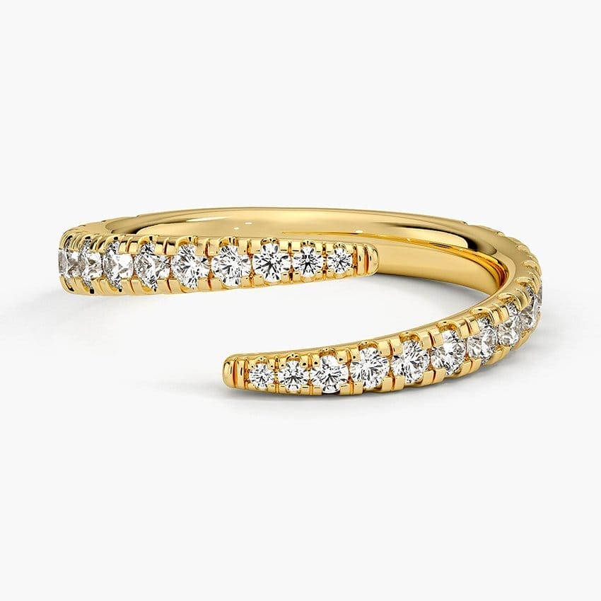 Sonya Pavé Lab Diamond Wrap Ring