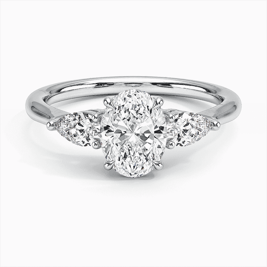 Opera Three Stone Diamond Ring