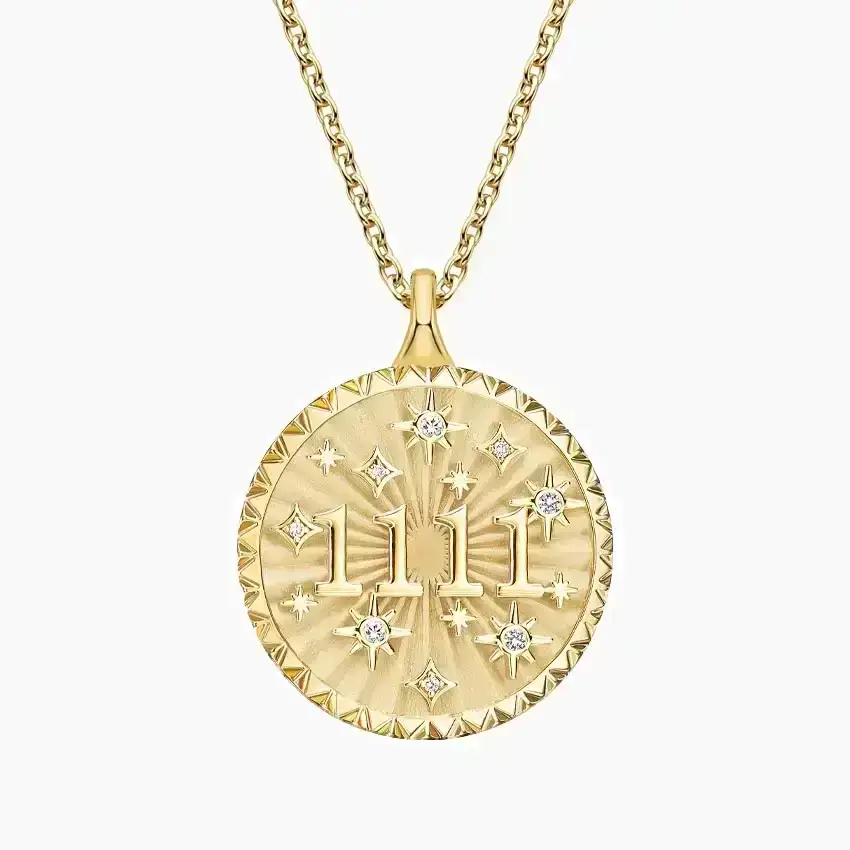 1111 Manifest Medallion Necklace