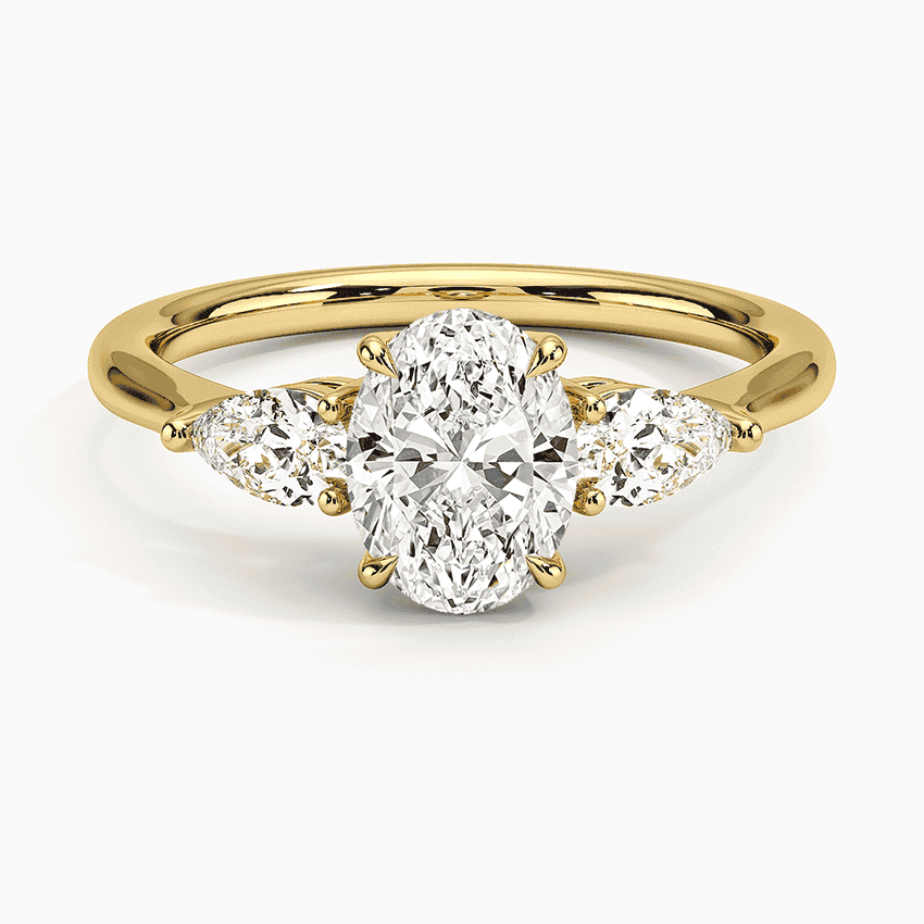 Opera Three Stone Diamond Ring
