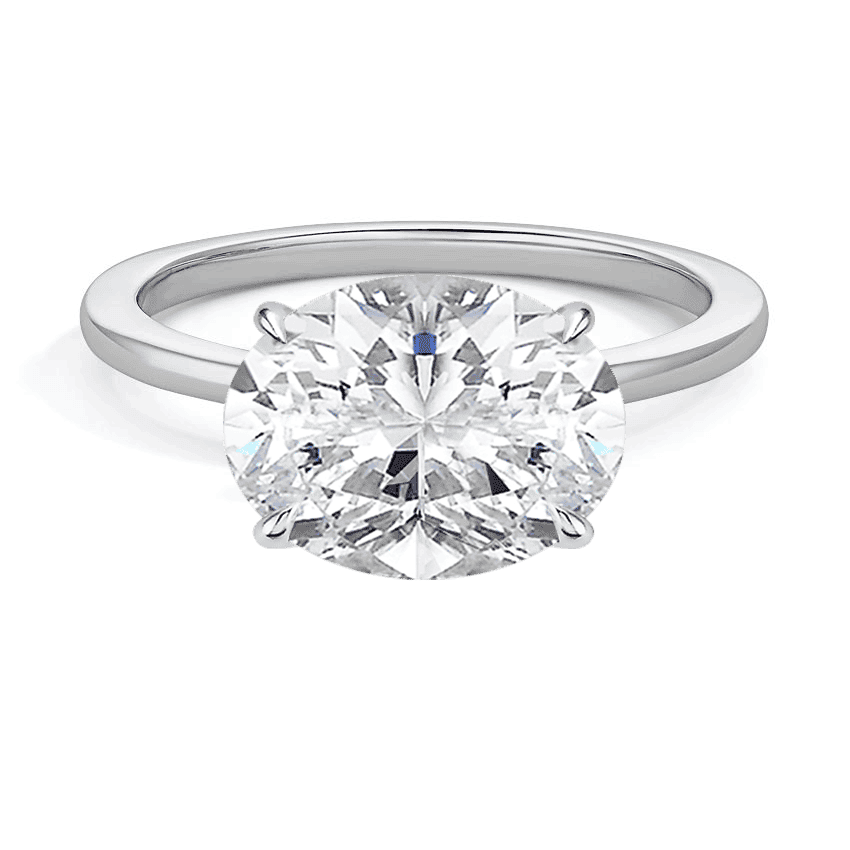 Morgan East-West Solitaire Ring