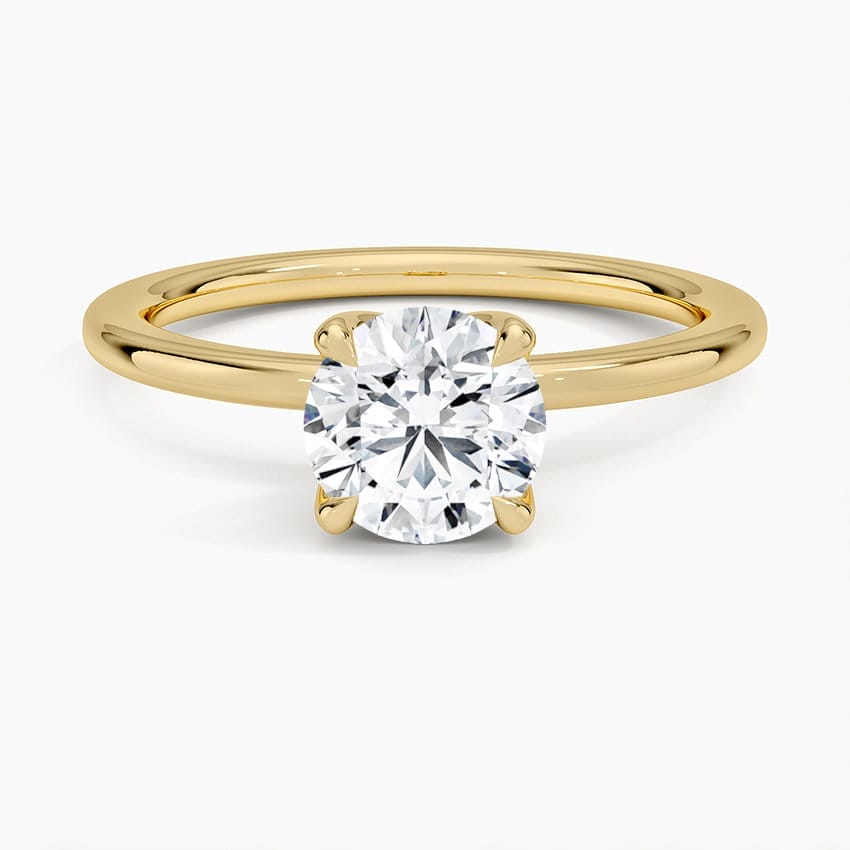 Petite Elodie Flush Fit Solitaire Ring