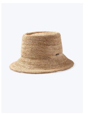 ELLEE STRAW PACKABLE BUCKET HAT