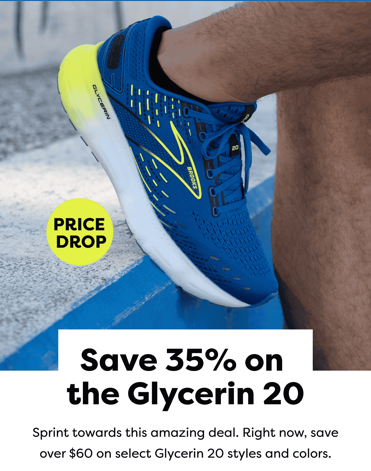 Price drop | Save 35% on the Glycerin 20 | Sprint towards this amazing deal. Right now, save over \\$60 on select Glycerin 20 styles and colors.